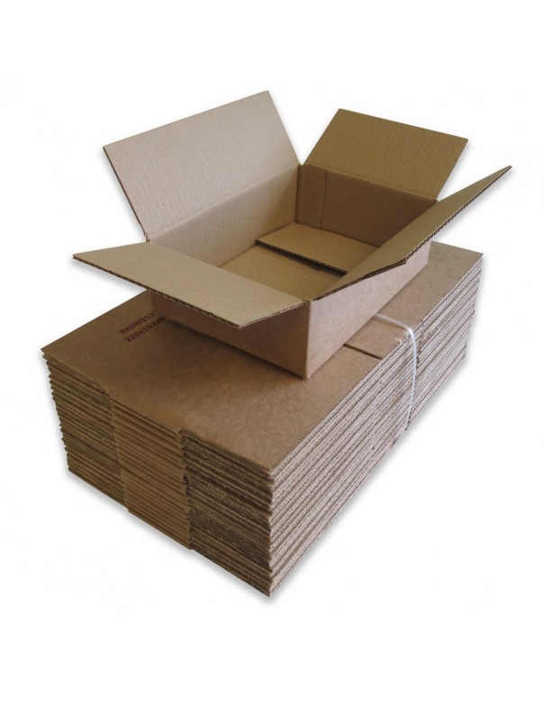 9 x 6 x 2½" (229 x 152 x 64mm) - Single Wall Cardboard Boxes