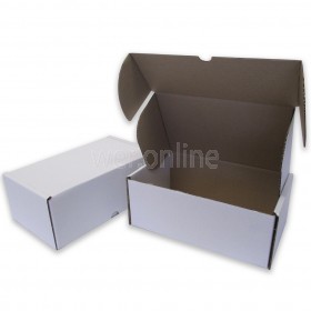10 x 6 x 4" (250 x 150 x 100mm) - White Die-cut Postal Boxes