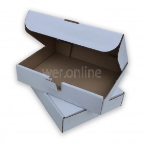 12 x 9 x 2½ (310 x 234 x 63mm)  - White Die-cut Postal Boxes