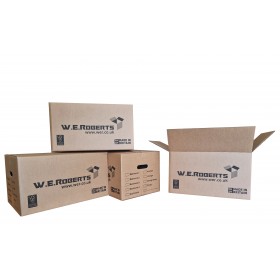 20 Printed Room Box Cardboard Boxes - 1-2 Bedroom Removal Bundle