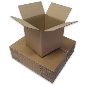 9 x 9 x 9" (229 x 229 x 229mm) - Single Wall Cardboard Boxes 