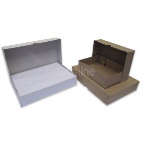 305 x 215 x 57mm A4 Ream Boxes - Brown Base and Lids